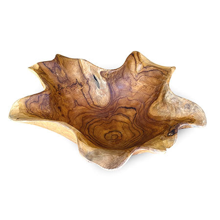Teak Root rustic bowl