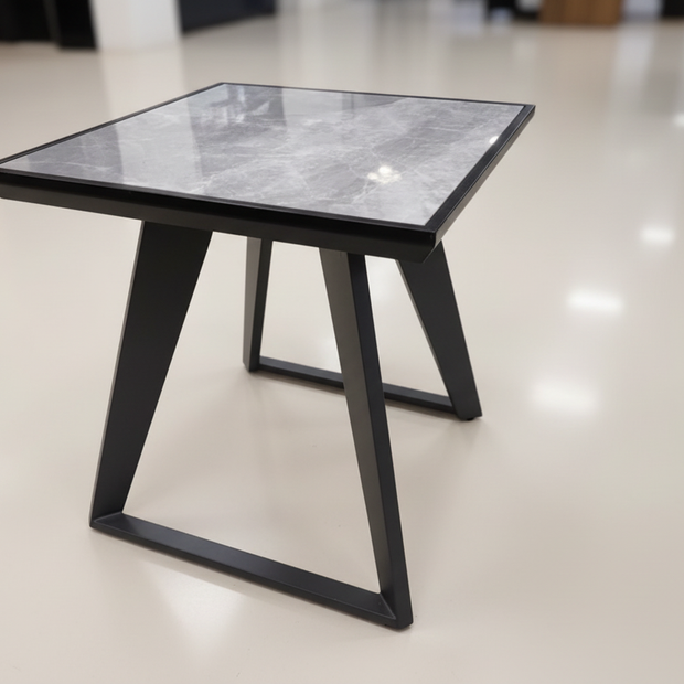 Enhanced glass-top table full view